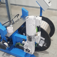 Kabelmaschinen - hier angetriebener Abwickler